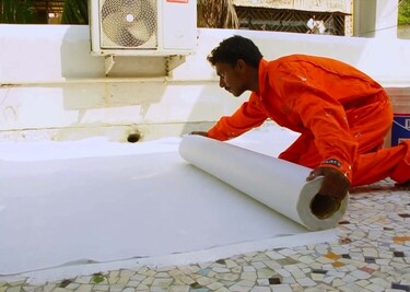 Terrace Waterproofing Laying Membrane